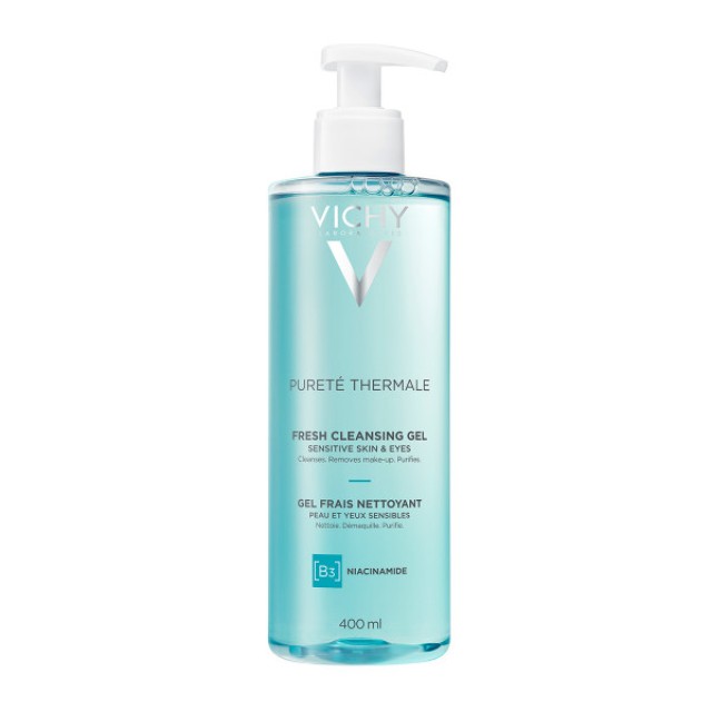 Vichy Purete Thermale Fresh Cleansing Gel 400ml (Δροσερό Τζελ Καθαρισμού Προσώπου)