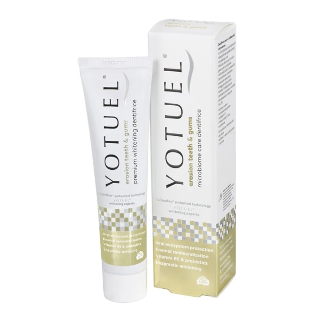 Yotuel Erosion Teeth & Gums Microbiome Care Toothpaste 75ml (Οδοντόκρεμα για την Αποκατάσταση της Ισορροπίας του Στοματικού Μικροβιώματος)