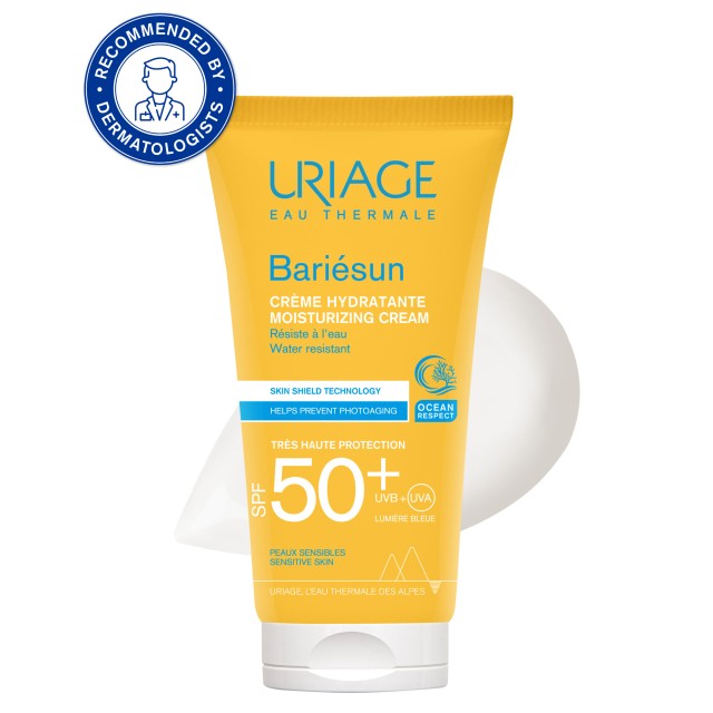 Uriage Bariesun Moisturizing Cream SPF50+ 50ml (Αντηλιακή Κρέμα Προσώπου Πολύ Υψηλής Προστασίας)