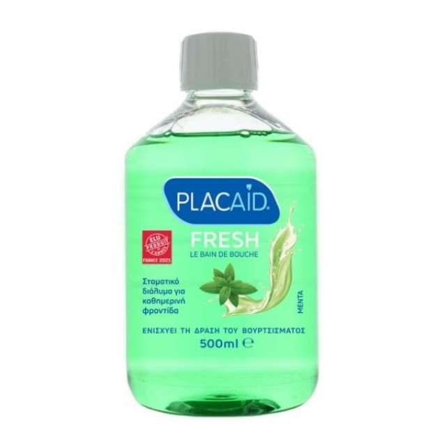 Plac Aid Fresh Peppermint 500ml (Στοματικό Διάλυμα με Γεύση Μέντα)