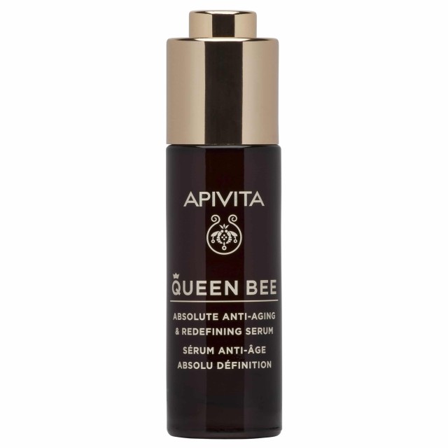 Apivita Queen Bee Absolute Anti-Aging & Redefining Serum 30ml (Ορός Απόλυτης Αντιγήρανσης & Ανόρθωσης Περιγράμματος με Βασιλικό Πολτό Ελεγχόμενης Αποδέσμευσης)