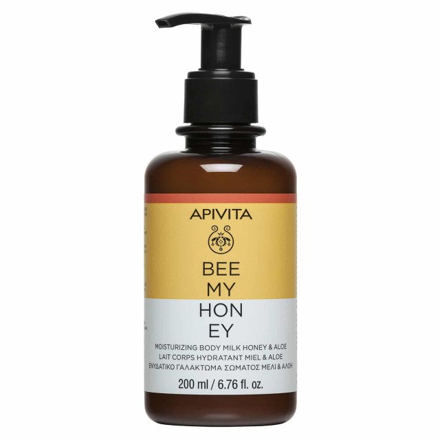 Apivita Bee My Honey Moisturizing Body Milk Honey & Aloe 200ml (Ενυδατικό Γαλάκτωμα Σώματος με Μέλι & Αλόη)