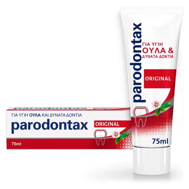 Parodontax Original 75ml (Οδοντόκρεμα για Ούλα που Αιμορραγούν)