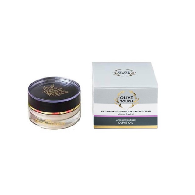 Olive Touch Anti-Wrinkle Day Face Cream with Organic Olive Oil & Bilberry Extract 50ml 