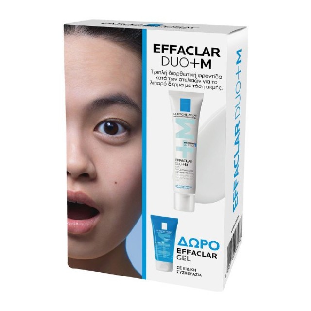 La Roche Posay SET Effaclar Duo+M 40ml & ΔΩΡΟ Effaclar +M Purifying Foaming Gel 50ml (ΣΕΤ με Διορθωτική Κρέμα Κατά Των Ατελειών & ΔΩΡΟ Τζελ Καθαρισμού)