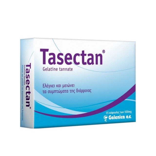 Tasectan Gelatine Tannate 500mg 15caps
