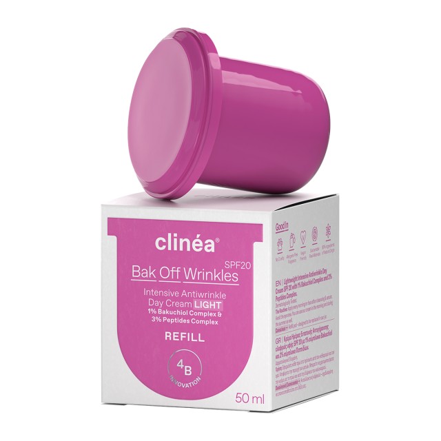 Clinea Refill Bak off Wrinkles Light Cream SPF20 50ml