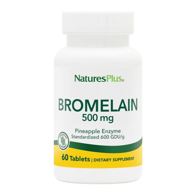 Natures Plus Bromelain 500mg 60tab (Προβιοτικά - Γαστρεντερικές Διαταραχές)