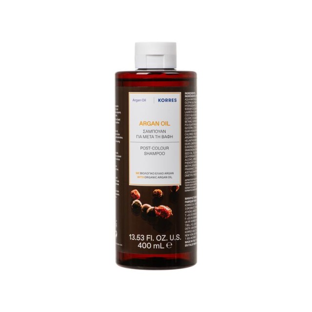 Korres Argan Oil Post Colour Shampoo 400ml (Σαμπουάν για Μετά τη Βαφή)