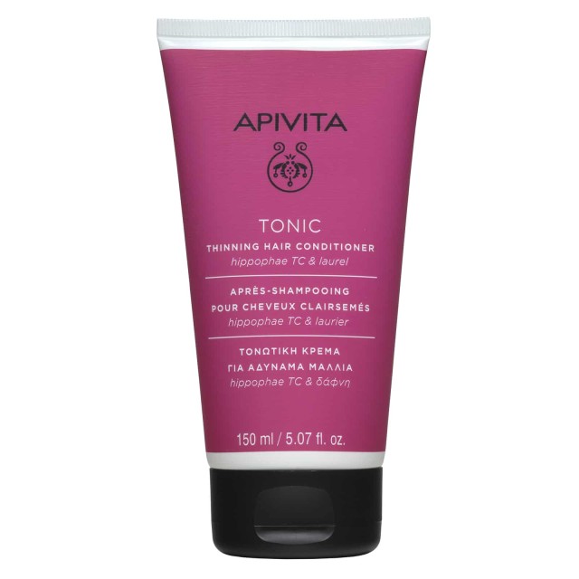 Apivita Tonic Thinning Hair Conditioner 150ml (Τονωτική Κρέμα Μαλλιών για Αδύναμα Μαλλιά με Ιπποφαές & Δάφνη)