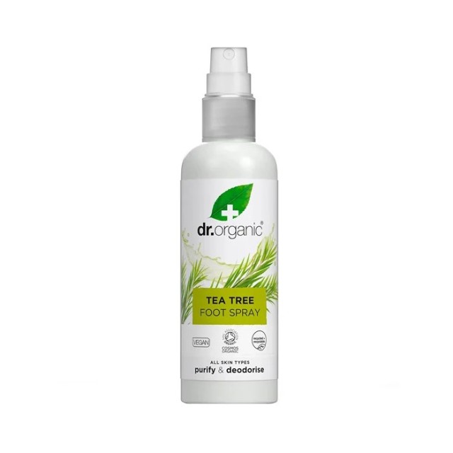 Dr. Organic Tea Tree Foot Spray 100ml (Αποσμητικό Σπρέι Ποδιών)