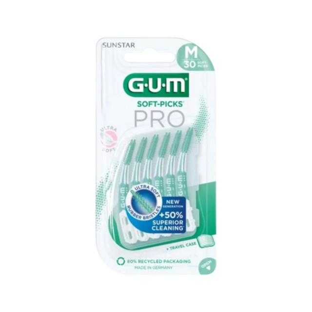 Gum Soft Picks Pro Interdental Cleaners 690 Medium 30pcs (Μεσοδόντια Βουρτσάκια)
