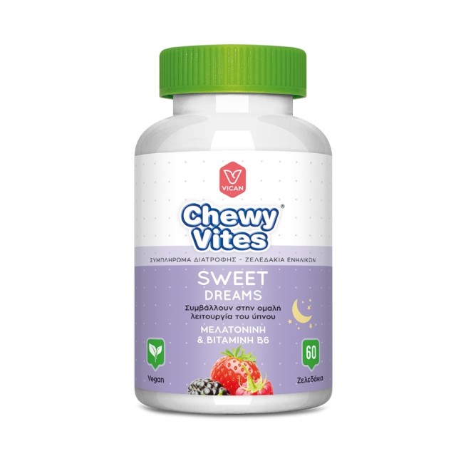 Chewy Vites Adults Sweet Dreams 60 μασώμενα ζελεδάκια (Βιταμίνες Ενηλίκων για την Ομαλή Λειτουργία τ