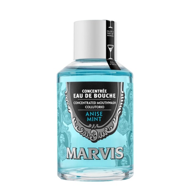 Marvis Anise Mint Concentrated Mouthwash 120ml (Συμπυκνωμένο Στοματικό Διάλυμα Μέντα & Γλυκάνισο)