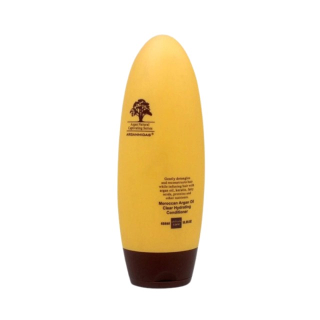 Arganmidas Moroccan Argan Oil Clear Hydrating Conditioner 450ml (Μαλακτική Κρέμα Ενυδάτωση με Μαροκινό Έλαιο Argan & Κερατίνη)