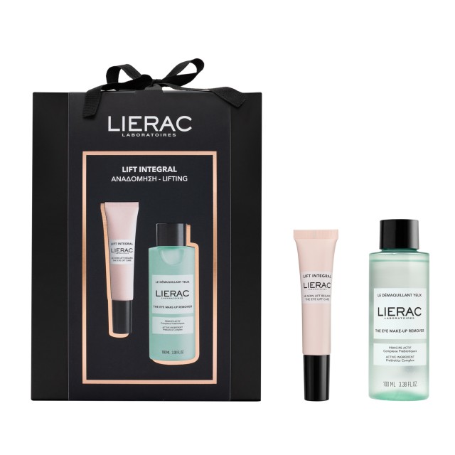 Lierac Xmas SET Lift Integral The Eye Lift Care 15ml & The Eye Makeup Remover 100ml (ΣΕΤ με Ανορθωτική Κρέμα Ματιών & Ντεμακιγιάζ Ματιών)