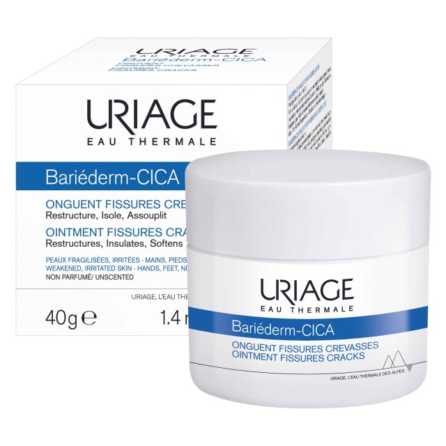 Uriage Bariederm Ointment Fissures 40gr (Επανορθωτική Κρέμα για Ρωγμές - Ραγάδες & Ερεθισμούς)