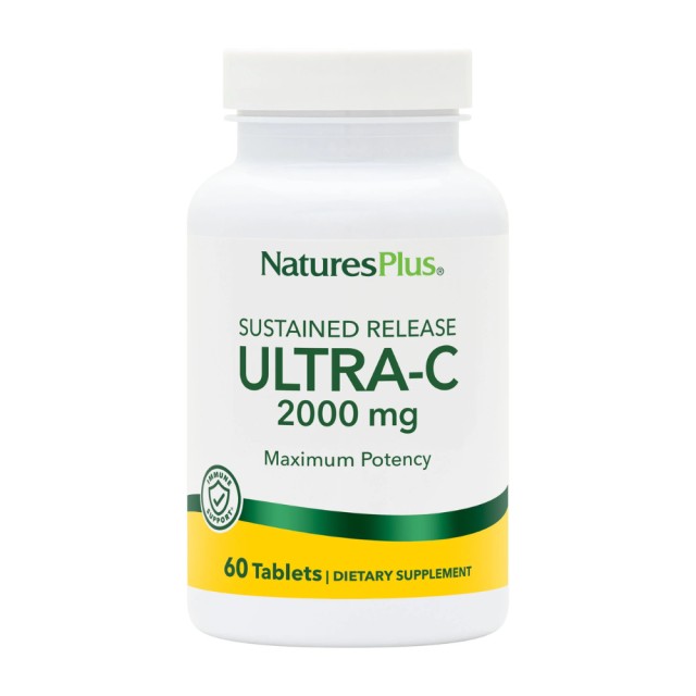 Natures Plus Ultra C 2000mg 60 tabs (Κρυολόγημα - Ανοσοποιητικό)