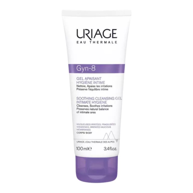 Uriage Gyn 8 Soothing Cleansing Gel 100ml (Καταπραϋντικό Τζελ Καθαρισμού για την Ευαίσθητη Περιοχή)