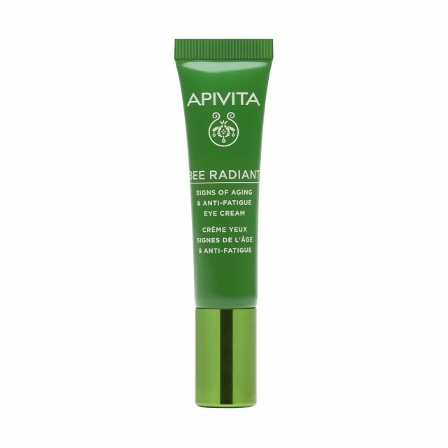 Apivita Bee Radiant Signs of Aging & Anti-Fatigue Eye Cream 15ml (Κρέμα Ματιών για Σημάδια Γήρανσης & Ξεκούραστη Όψη)