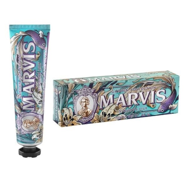 Marvis Garden Collection Sinuos Lily Toothpaste 75ml (Οδοντόκρεμα Sinuous Lily)