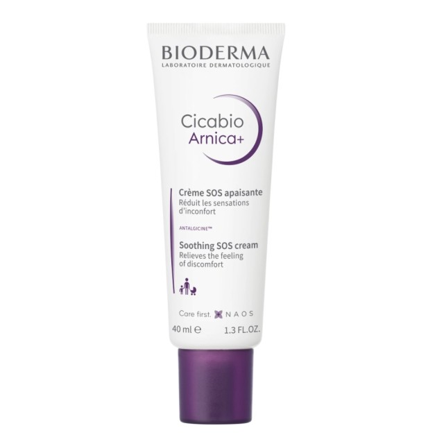 Bioderma Cicabio Arnica+ Cream 40ml (Καταπραϋντική Κρέμα για Μώλωπες, Χτυπήματα & Μελανιές)