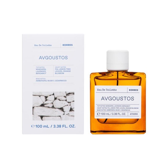 Korres Avgoustos Eau De Toilette 100ml (Δροσερό Άρωμα)