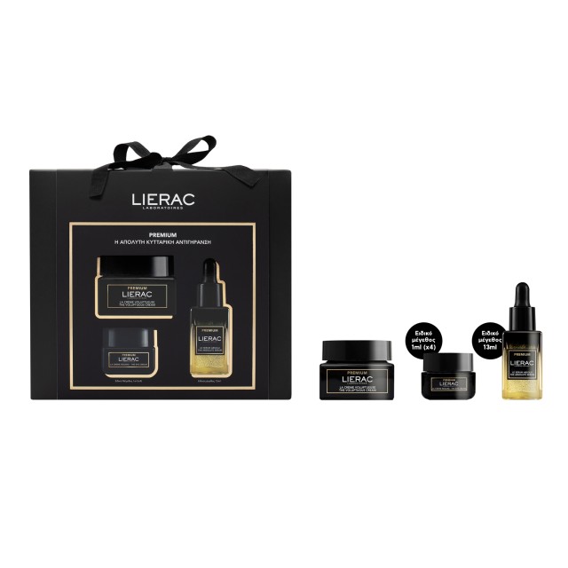 Lierac Premium Xmas SET The Voluptuous Cream 50ml & The Absolute Serum 13ml & The Eye Cream 4ml (ΣΕΤ για Αντιγήρανση Προσώπου)