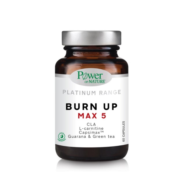 Power Health Platinum Burn Up Max 5 60caps (Συμπλήρωμα Διατροφής για την Ενίσχυση της Λιπόλυσης) 