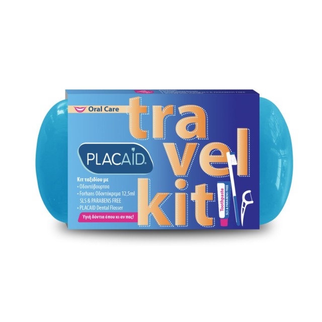 Plac Aid Travel Kit (ΣΕΤ Ταξιδίου με Οδοντόβουρτσα, Οδοντόκρεμα & Νήμα)