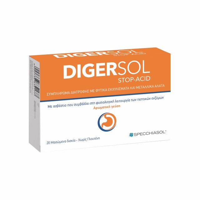 Specchiasol Digersol Stop Acid 20tabs