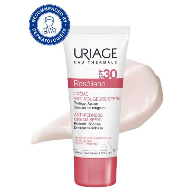 Uriage Roseliane Creme Anti Rougeurs SPF30 40ml (Κρέμα Κατά της Ερυθρότητας για Κανονικό - Ξηρό & Ευ