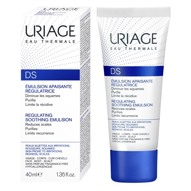 Uriage DS Regulating Soothing Emulsion 40ml (Κρέμα Εξισορρόπησης για Ευαίσθητη Επιδερμίδα)