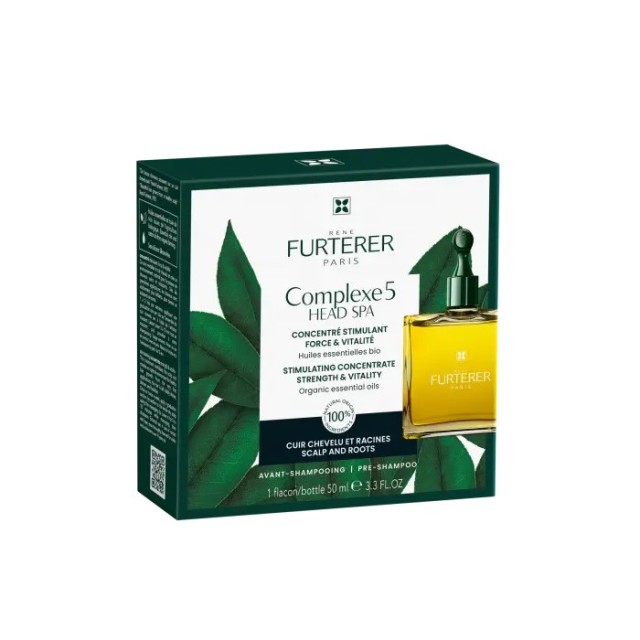 Rene Furterer Head Spa Complexe 5 Stimulating Plant Concentrate 50ml (Συμπυκνωμένος Ορός Μαλλιών για Τόνωση, Δύναμη & Ζωτικότητα)