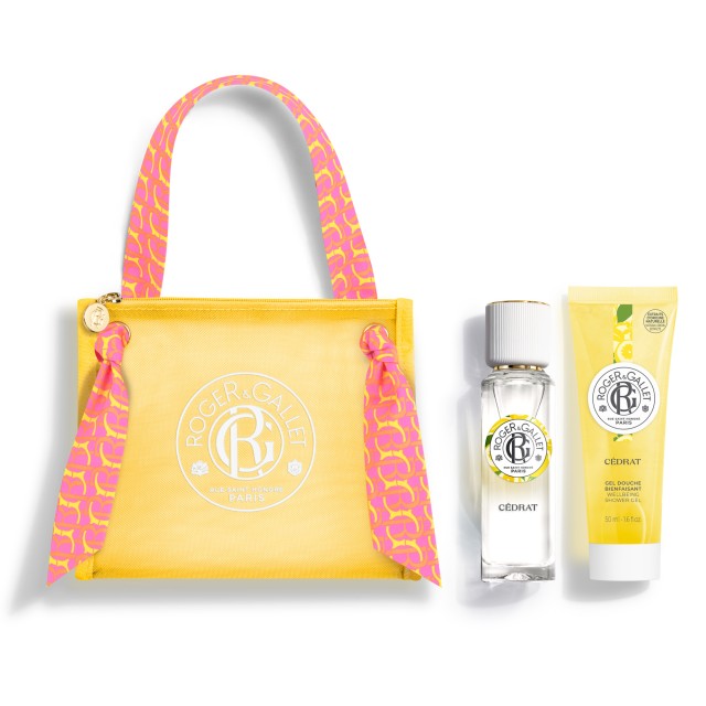 Roger & Gallet SET Eau Parfumee Bienfaissante Cedrat 30ml & Gel Douche 50ml (Καλοκαιρινό Set με Άρωμα & Αναζωογονητικό Αφρόλουτρο)