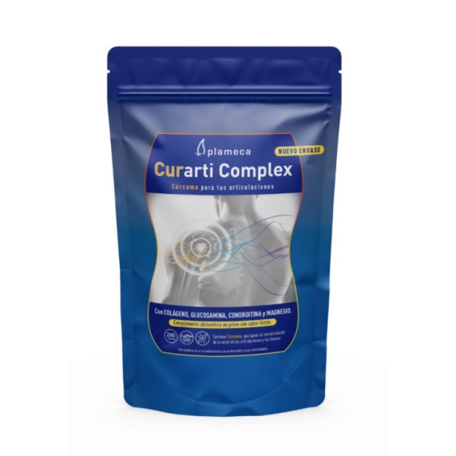 Plameca Curarti Complex 280gr (Συμπλήρωμα Διατροφής με Υδρολυμένο Κολλαγόνο, Γλυκοζαμίνη, Χονδροϊτίνη, Βιταμίνη C, Μαγνήσιο & Εκχύλισμα Κουρκουμά)