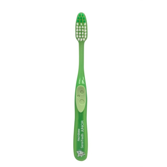 Frezyderm Sensiteeth Junior Toothbrush Soft Green (Μαλακή Παιδική Οδοντόβουρτσα για Παιδιά 3-6 Ετών - Πράσινη)