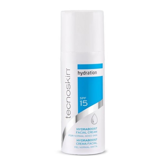 Tecnoskin Hydraboost Facial Cream SPF15 50ml (Ενυδατική Κρέμα Προσώπου για Κανονική-Μικτή Επιδερμίδα)