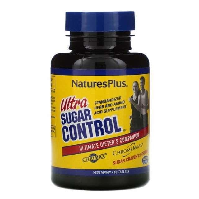 Natures Plus Ultra Sugar Control 60tabs (Συμπλήρωμα Διατροφής τη Διατήρηση της Σωστής Ισορροπίας του Σακχάρου)