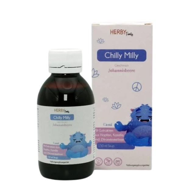 Herby Family Chilly Milly 150ml (Συμπλήρωμα Διατροφής σε Σιρόπι για Παιδιά για Συναισθηματική Ισορροπία & Βελτιώση του Ύπνου)