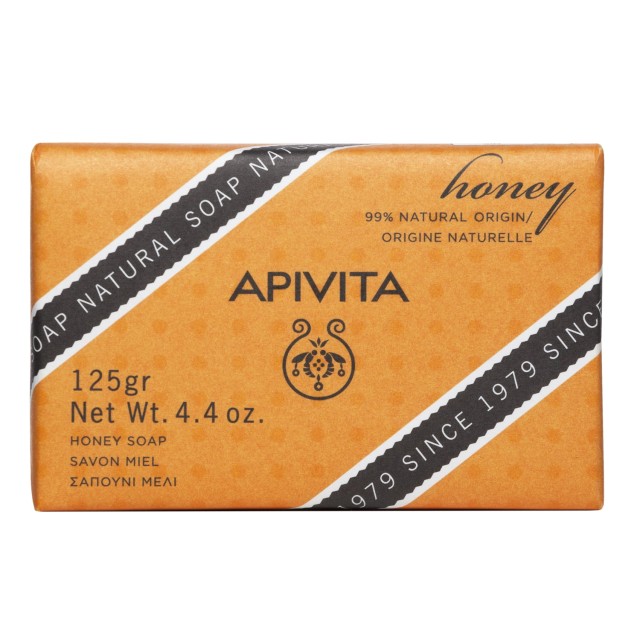 Apivita Natural Soap with Honey 125gr (Σαπούνι με Μέλι)