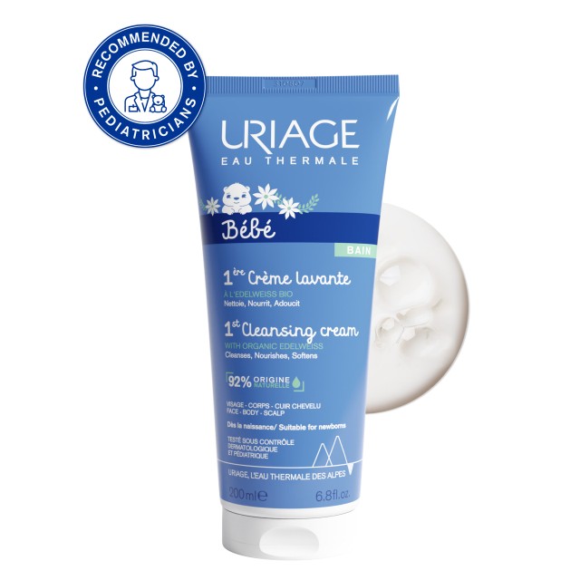 Uriage Bebe 1st Cleansing Cream 200ml (1η Καθαριστική Κρέμα για Βρέφη)