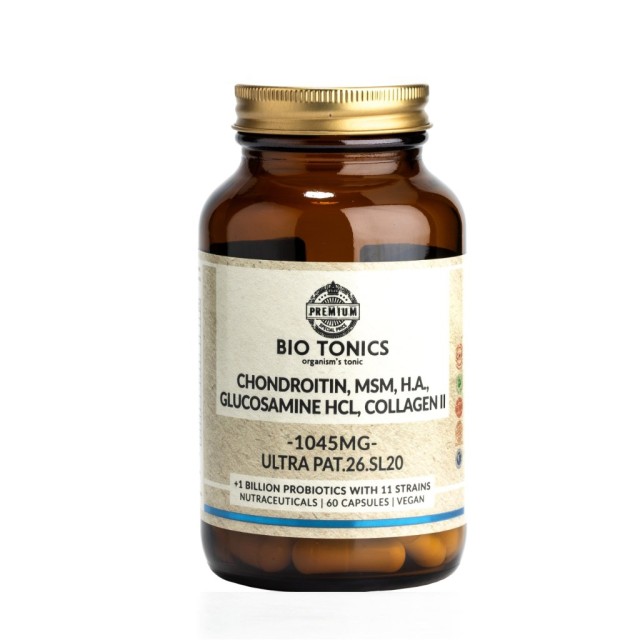 Bio Tonics Glucosamine Chondroitine Complex 1045mg 60caps (Συμπλήρωμα Διατροφής για την Υγεία των Αρθρώσεων & του Χόνδρου)