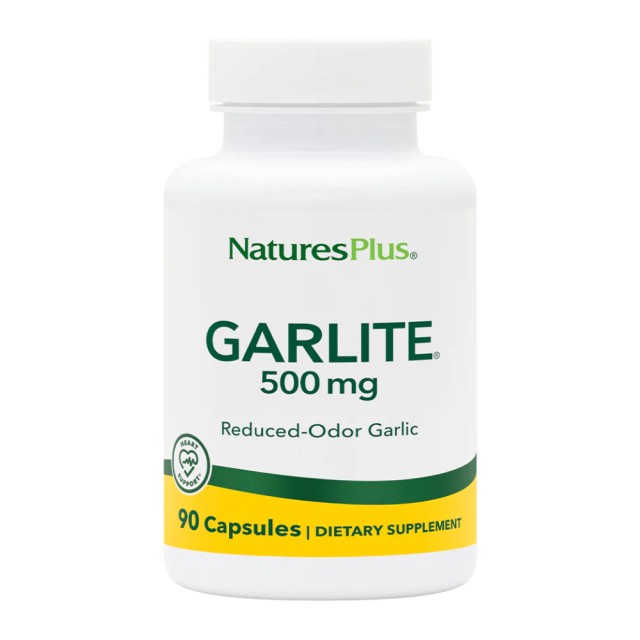 Natures Plus Garlite 500mg 90 caps (Καρδιά - Κυκλοφορικό)