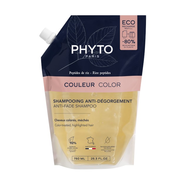 Phyto Color Anti-Fade Shampoo Refill 750ml (Σαμπουάν Προστασίας του Χρώματος - Ανταλλακτική Συσκευασία)