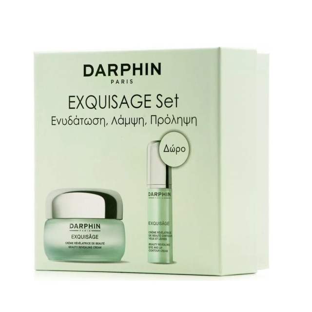 Darphin Exquisage SET Beauty Revealing Cream 50ml & ΔΩΡΟ Εye + Lip Contour Cream 15ml (ΣΕΤ για Ενυδάτωση, Λάμψη & Μείωση των Ρυτίδων)