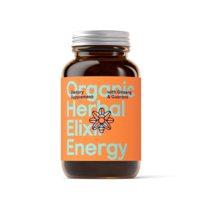 Symbeeosis Organic Herbal Elixir Energy Jar 100gr (Φυσικό Συμπλήρωμα Διατροφής με Τζίνσενγκ & Τζίντζερ για Ενέργεια & Μείωση της Κόπωσης)