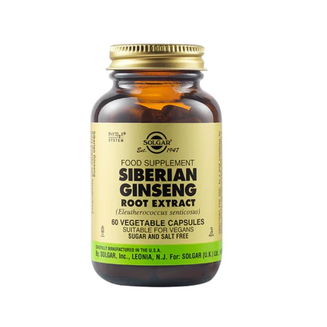 Solgar Siberian Ginseng Root Extract 60 vegetarian caps