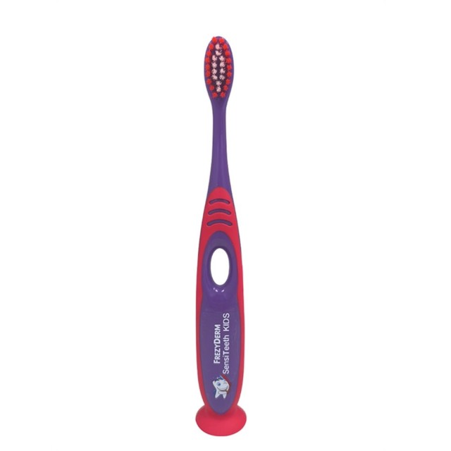 Frezyderm Sensiteeth Kids Toothbrush Soft Purple (Μαλακή Παιδική Οδοντόβουρτσα για Παιδιά άνω των 7 Eτών - Μωβ)