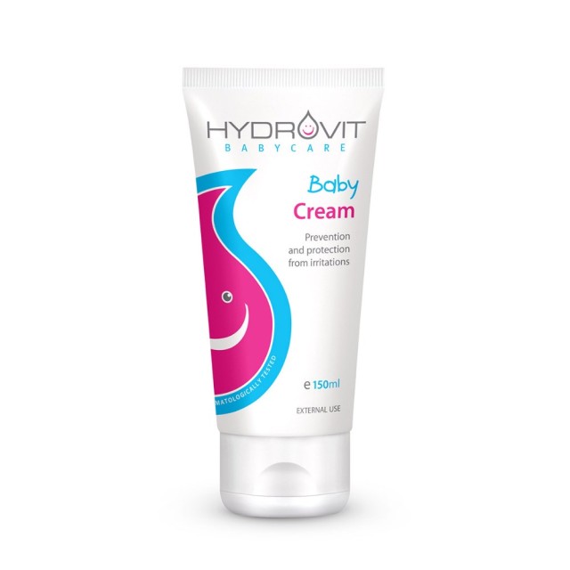 Hydrovit Baby Cream 150ml (Hydrovit Baby Cream 100ml (Προστατευτική και Αναπλαστική Κρέμα για την Αλλαγή Πάνας)